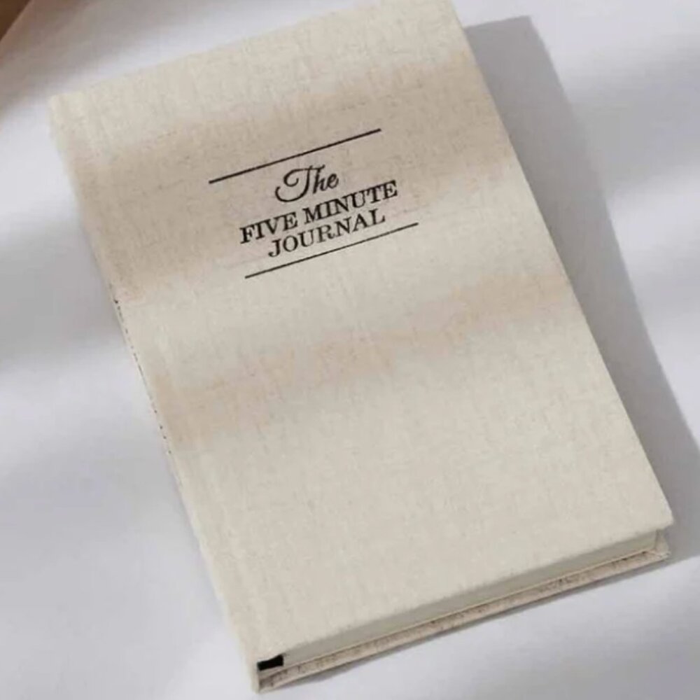 NEW INTELLIGENT CHANGES The Five Minute Journal Hardcover Beige Daily - Picture 7 of 13